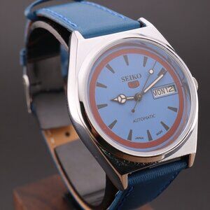 Vintage Seiko 5 Automatic 6309A Japanese Movement 17J D/D Men's Wrist Watch